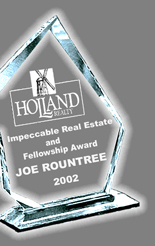 Joe Rountree, only recipient, thus far, to ever receive this historic award - Contact him now