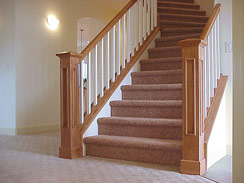 The richest architectural details - Craftsman style staircase...