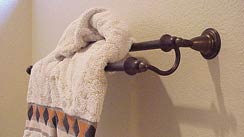 Double bath towel hanger...