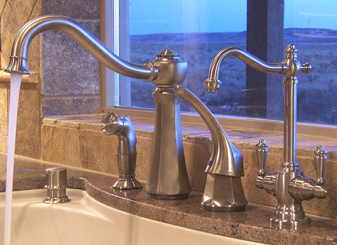 Instant hot water, soft water, Osmosis water... stainless faucet system...
