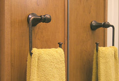 Vanity towel holder...
