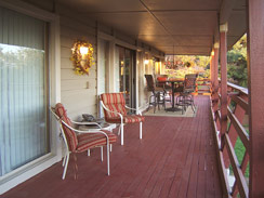 Main deck extends full length of home...