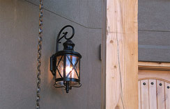 Deluxe lantern front porch lights...
